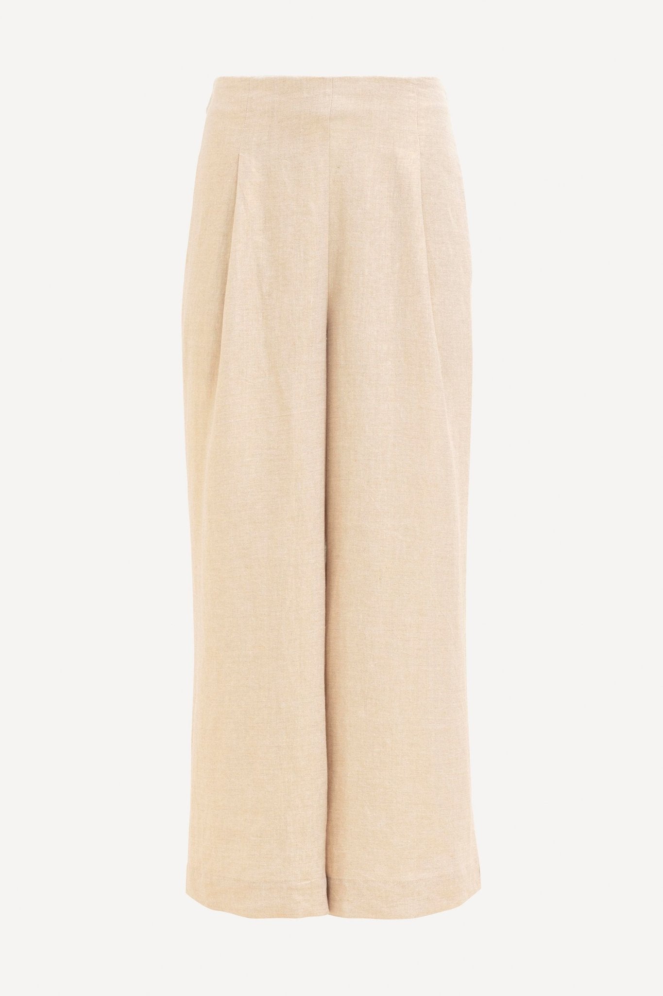 Shop Metalen Pant │ Gold Linen - Elk The Label