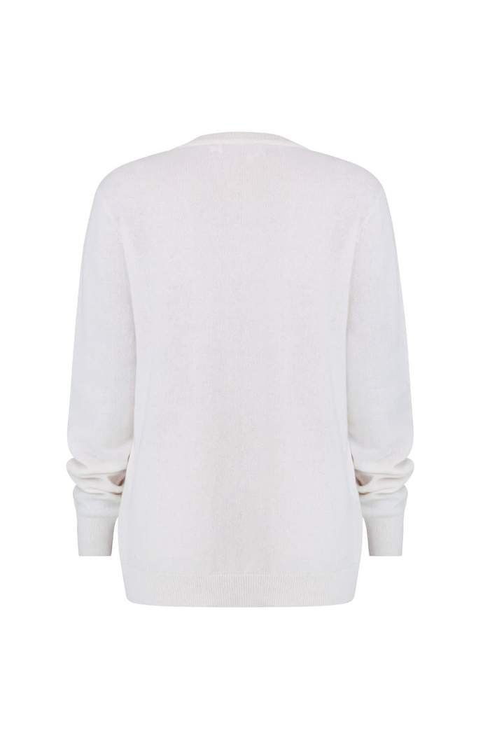 Shop Mia Essential Cashmere Jumper | Ivory - Mia Fratino