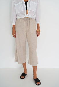 Shop Milla Linen Pant in Natural - Humidity Lifestyle