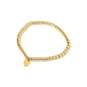 Shop Monza Gold Stretch Bracelet - Arms Of Eve