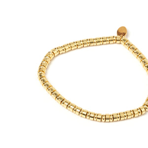 Shop Monza Gold Stretch Bracelet - Arms Of Eve