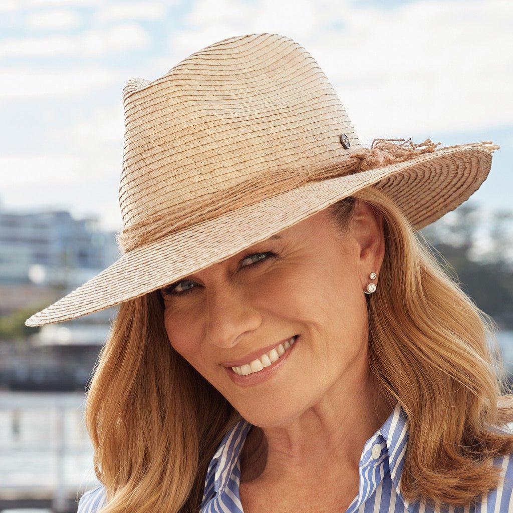 Shop Narooma Fedora Buri Hat | Natural - Canopy Bay