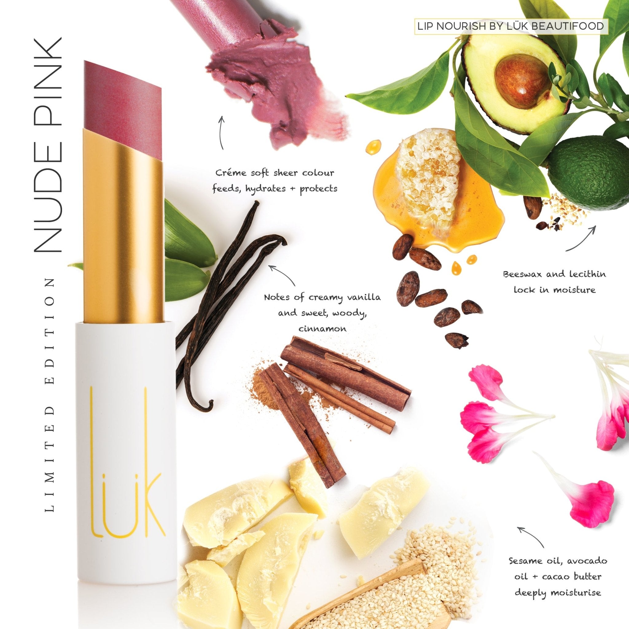 Shop Nude Pink Lip Nourish - Luk