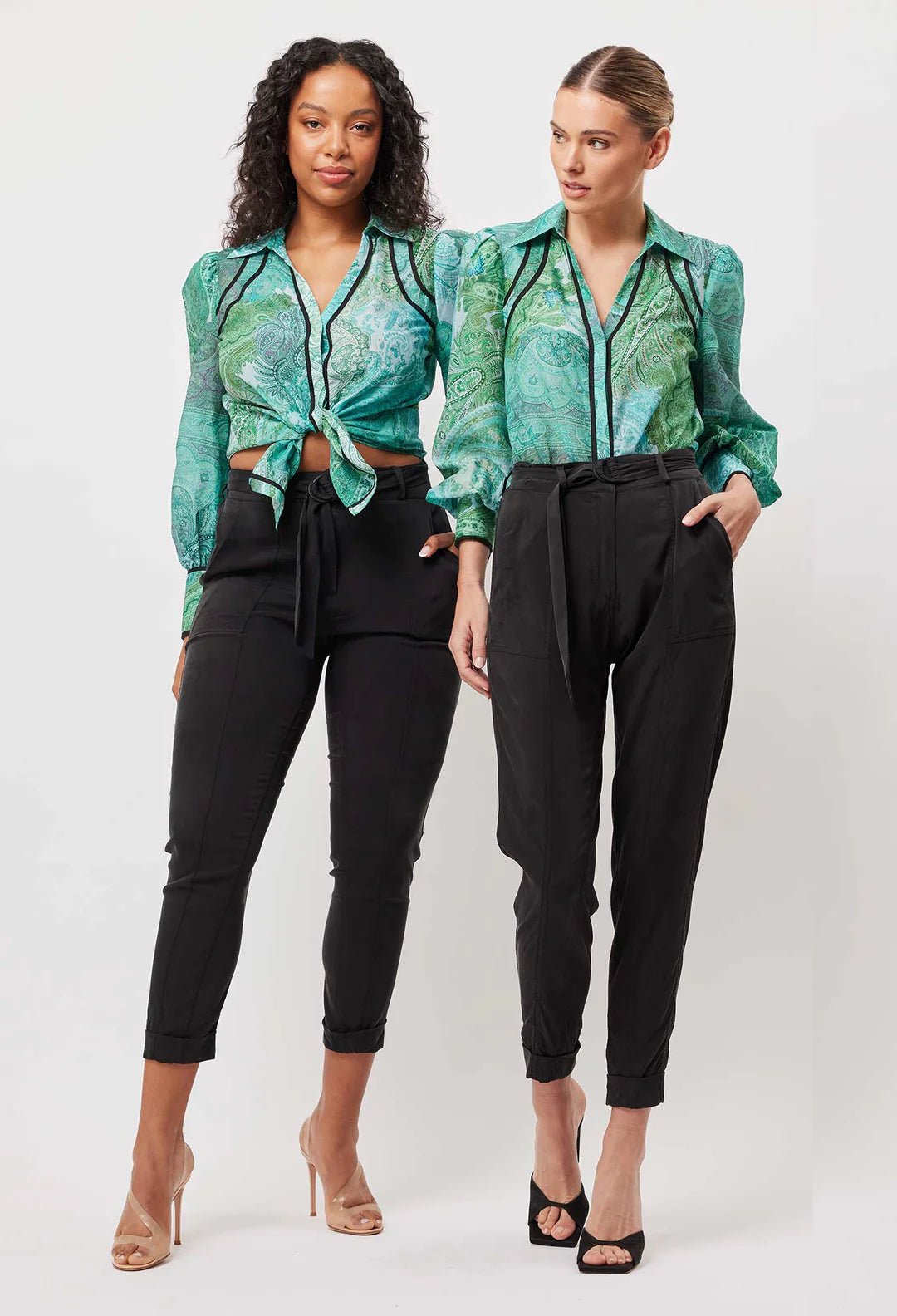 Shop Odyssey Cotton Silk Shirt │ Jade Exotic - ONCEWAS