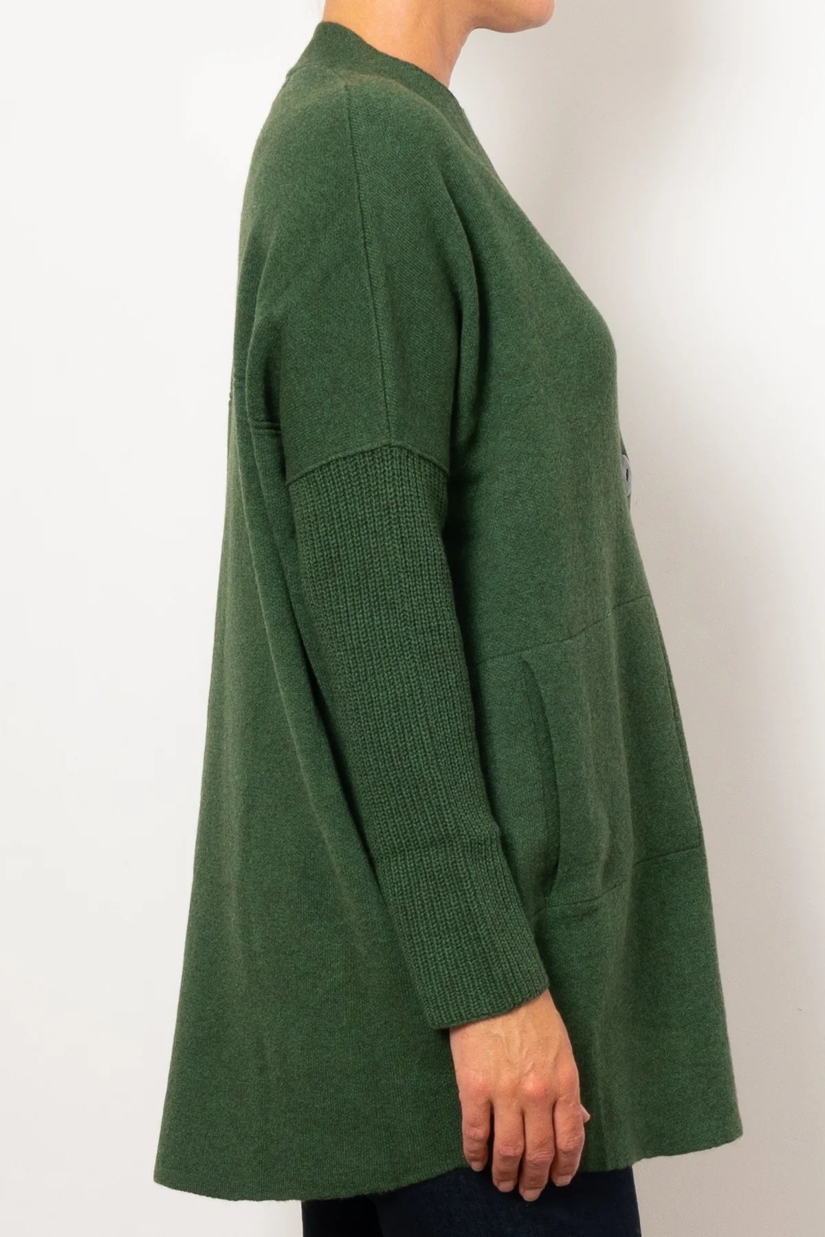Shop Paige Cashmere Coat Jacket | Forest - Mia Fratino