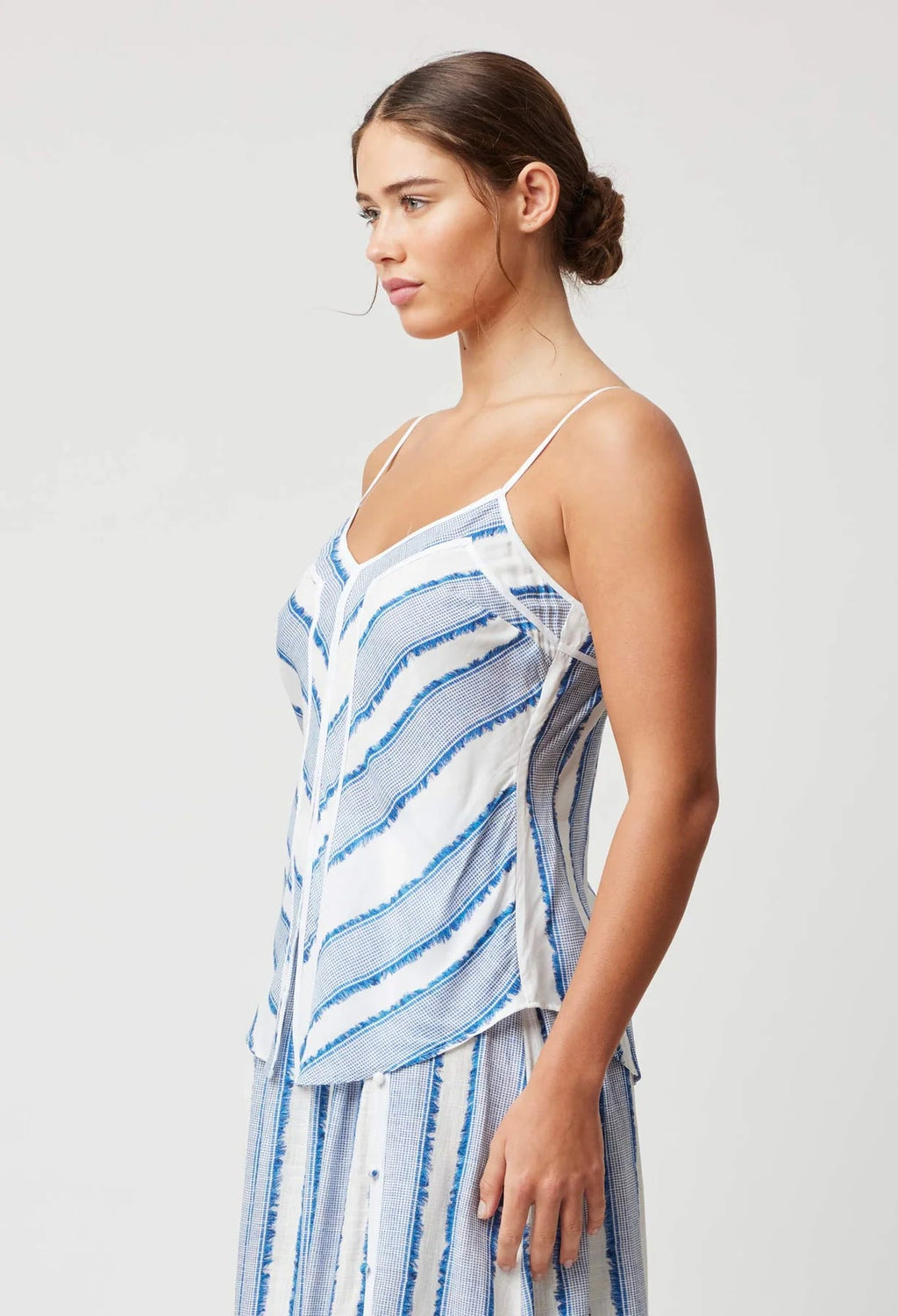 Shop Panama Viscose Cami | Sorrento Stripe - ONCEWAS