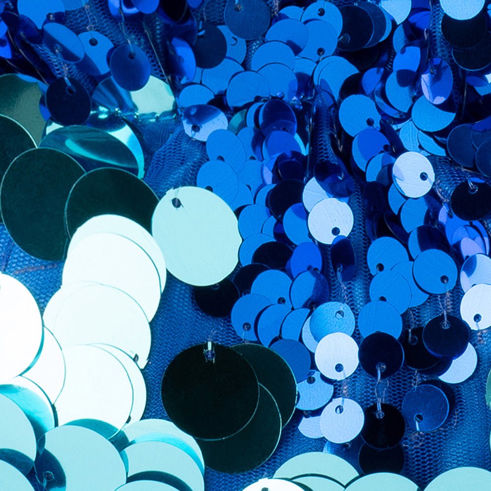 Shop Pedro Blue Sequin Pouch Bag - Olga Berg