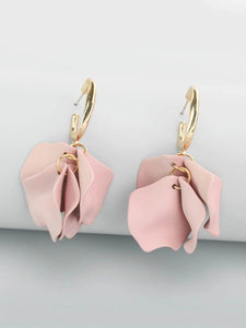 Shop Petal Drop Earrings in Baby Pink - Stella Rose