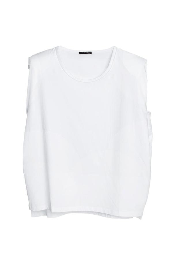 Shop Pimo Cotton Top Frankie in White - Lounge The Label