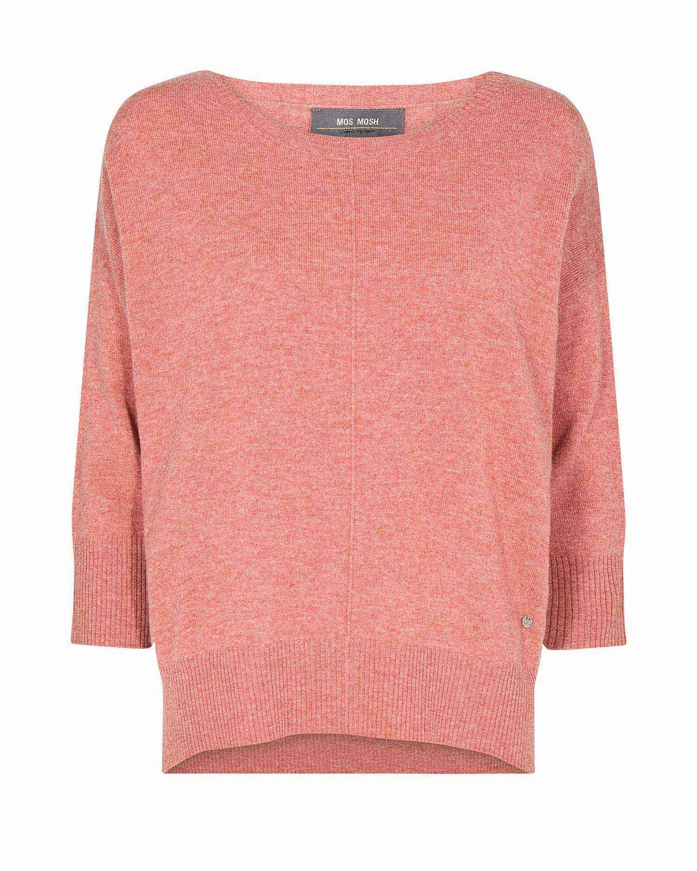 Shop Pitch 3/4 Sleeve Wool Knit | Faded Rose - Mos Mosh