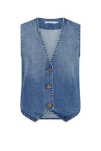 Shop PRE-ORDER Denim Vest | Light Blue - Bohemian Traders