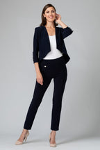 Shop PRE-ORDER Joseph Ribkoff Classic Tailored Slim Pant Style 144092 | Black - Joseph Ribkoff