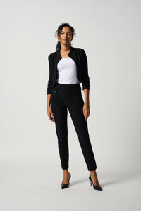 Shop PRE-ORDER Joseph Ribkoff Classic Tailored Slim Pant Style 144092 | Black - Joseph Ribkoff