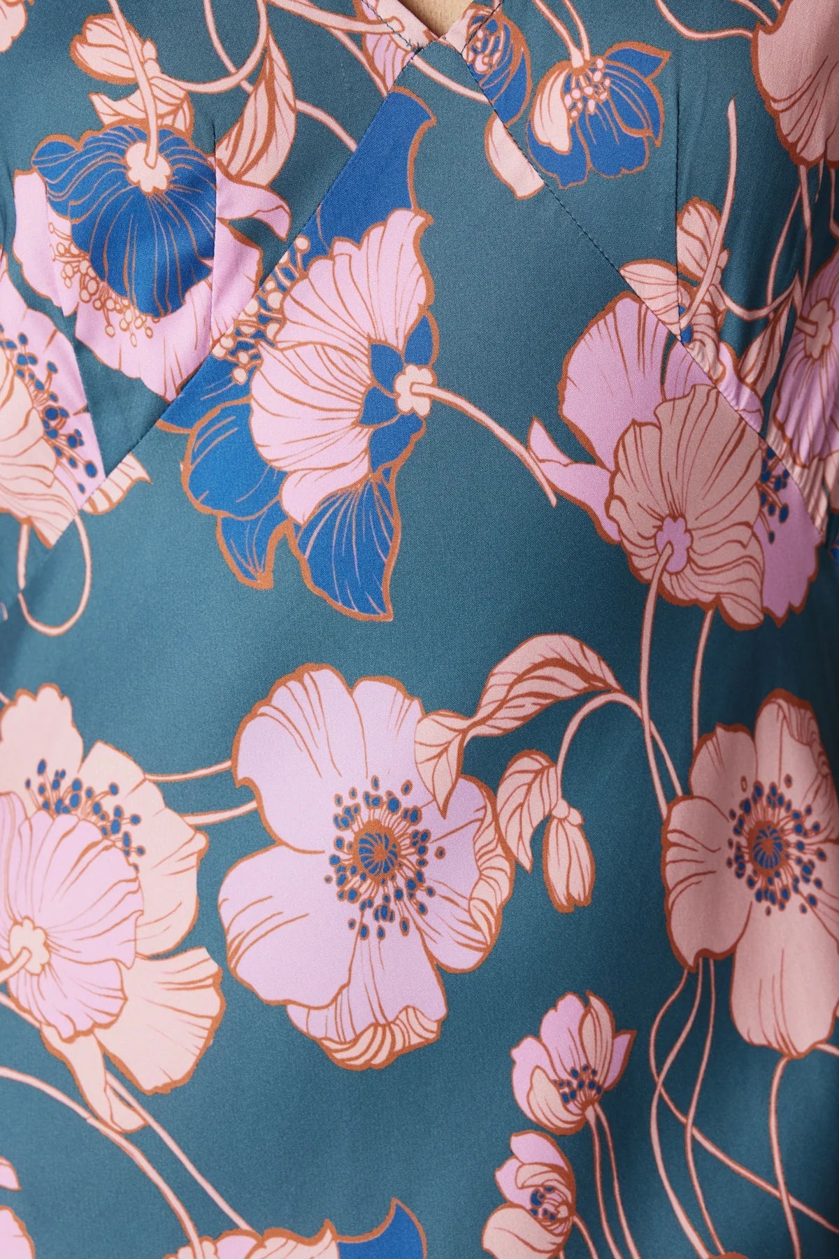 Shop PRE-ORDER Poppy Midi Dress | Pink Floral - Cable Melbourne
