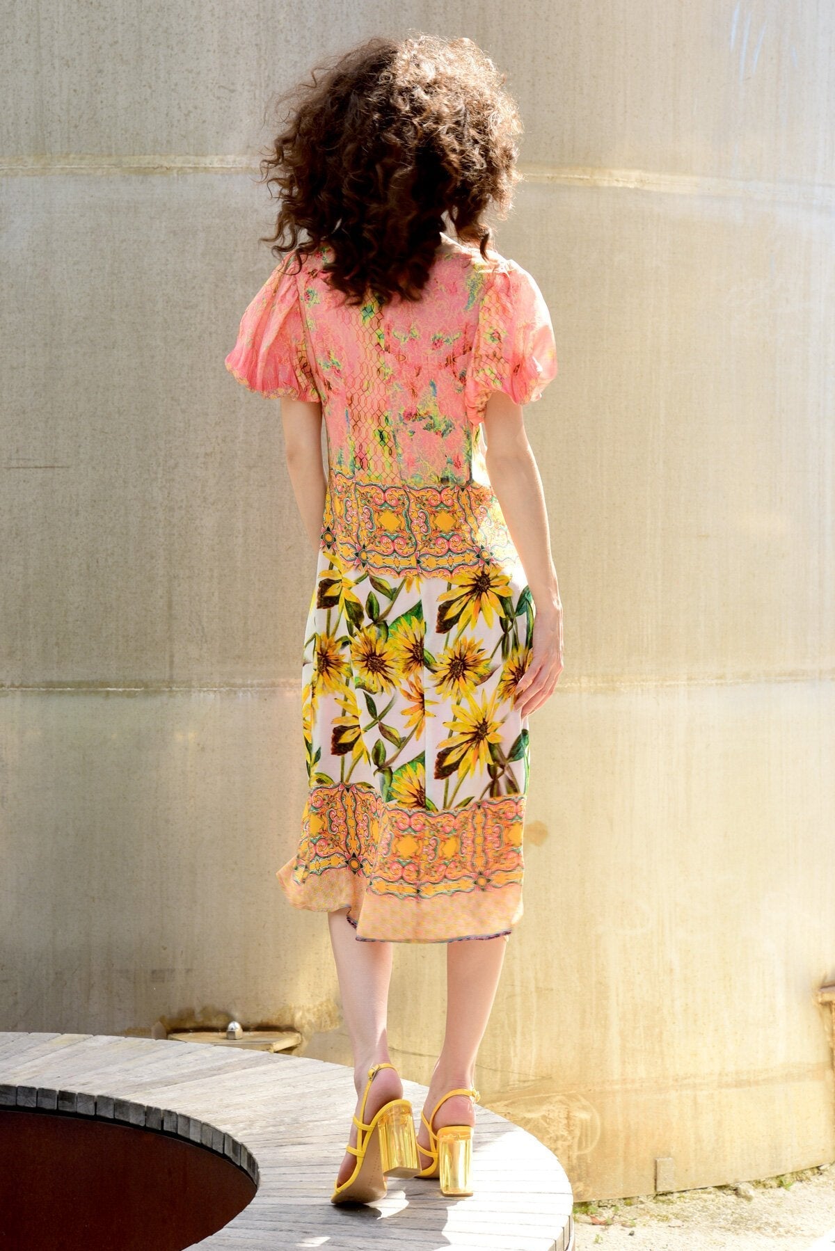 Shop Puff and Ready Dress | Peach/Daisy - Curate by Trelise Cooper