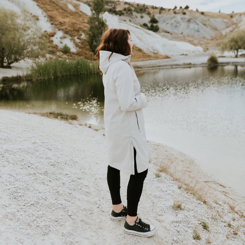 Shop Rach Women's Long Lined Soft Shell Coat - Moke