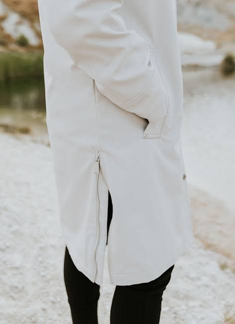 Shop Rach Women's Long Lined Soft Shell Coat - Moke