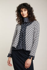 Valia Ribbed Merino High Neck Top