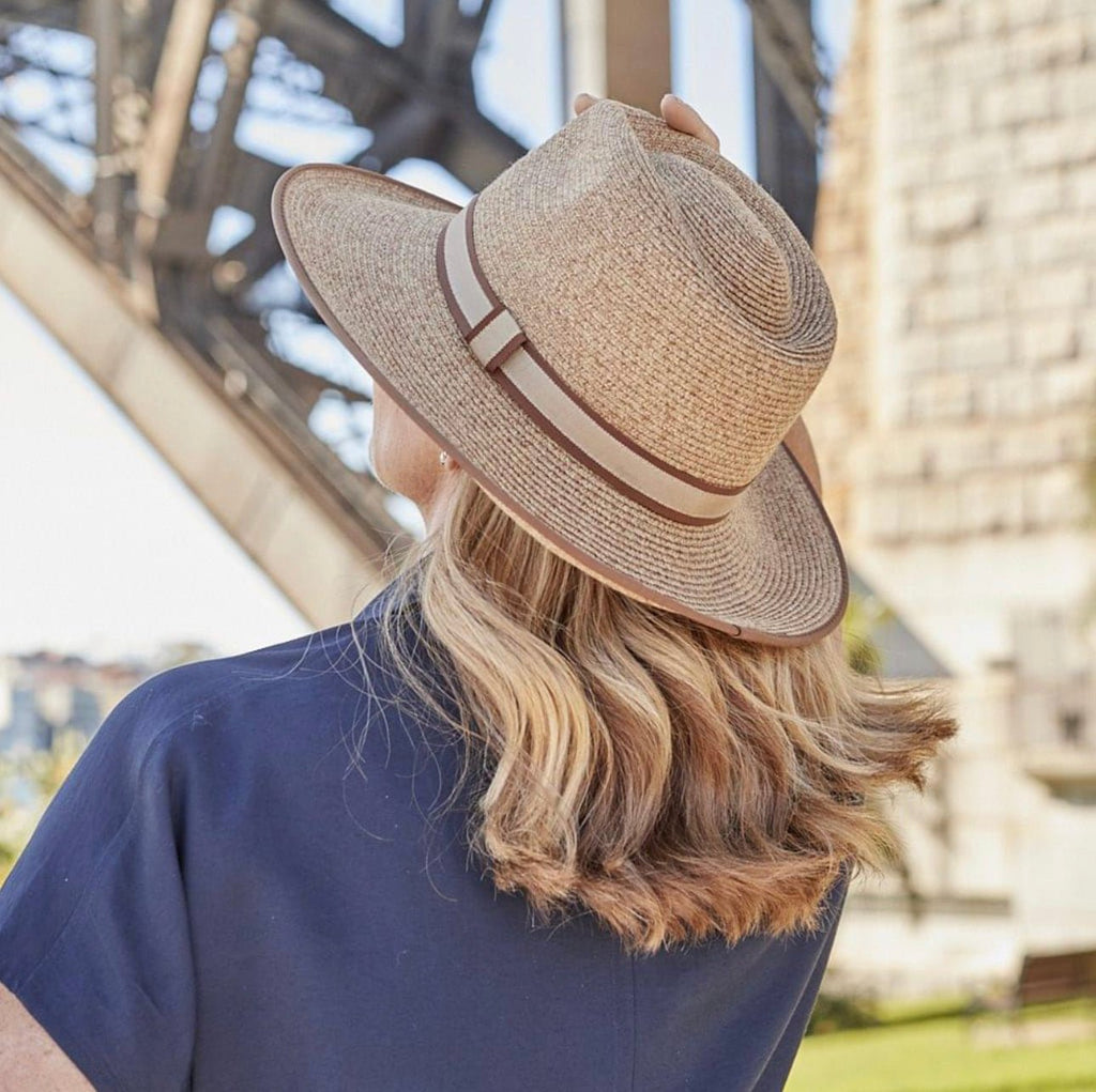 Shop Royston Flexibraid Fedora in Camel - Canopy Bay