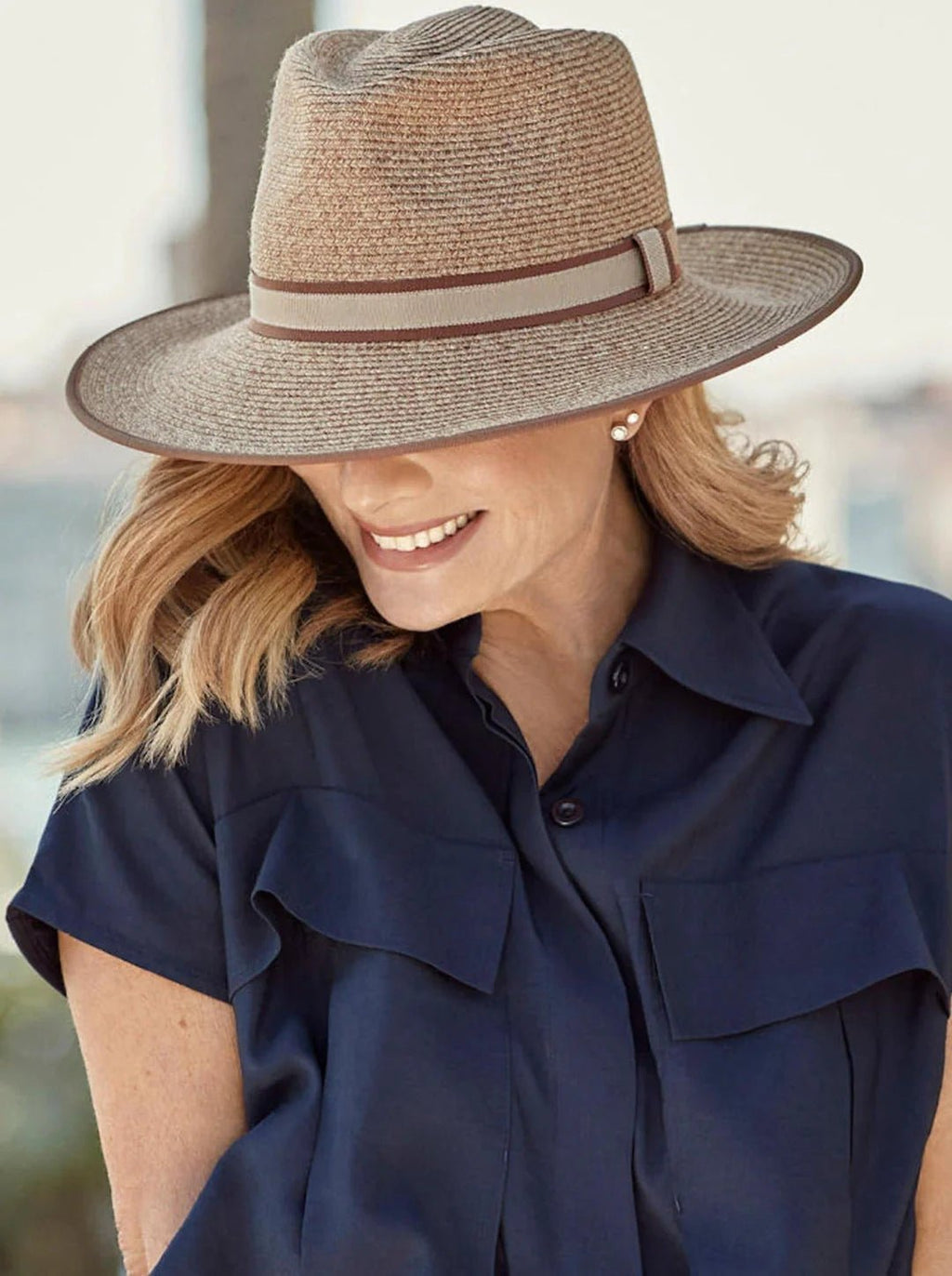 Shop Royston Flexibraid Fedora in Camel - Canopy Bay