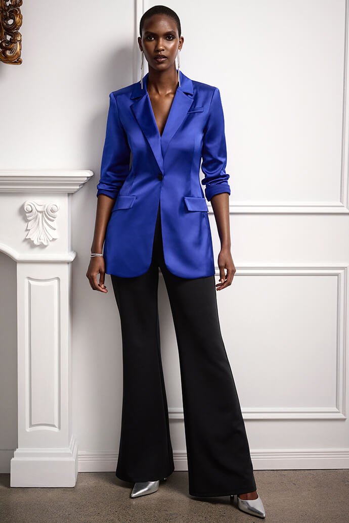 ASOS DESIGN super skinny tuxedo suit pants in bright blue | ASOS
