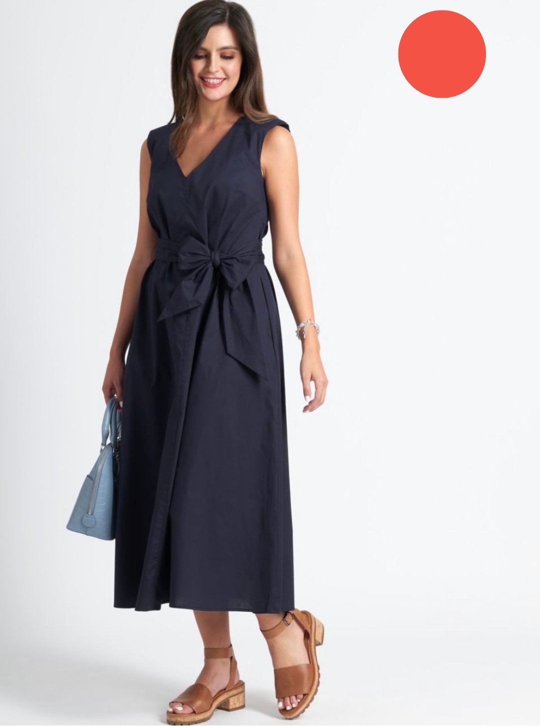 Shop Show Stopper Dress in Jaffa Red by Foil - Foil