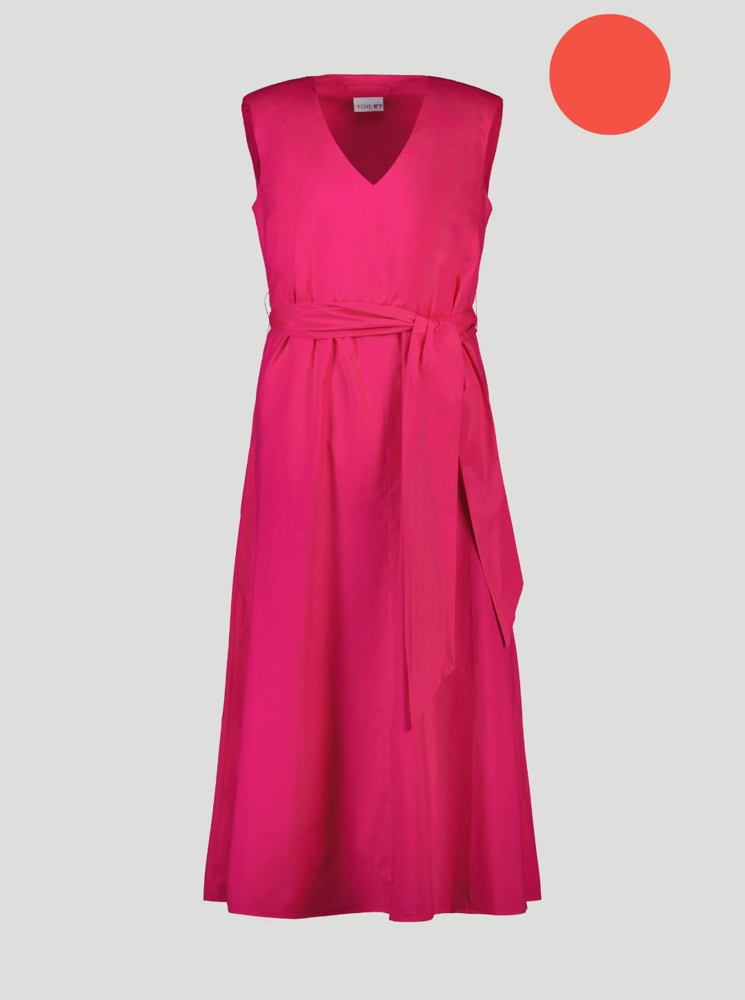 Shop Show Stopper Dress in Jaffa Red by Foil - Foil