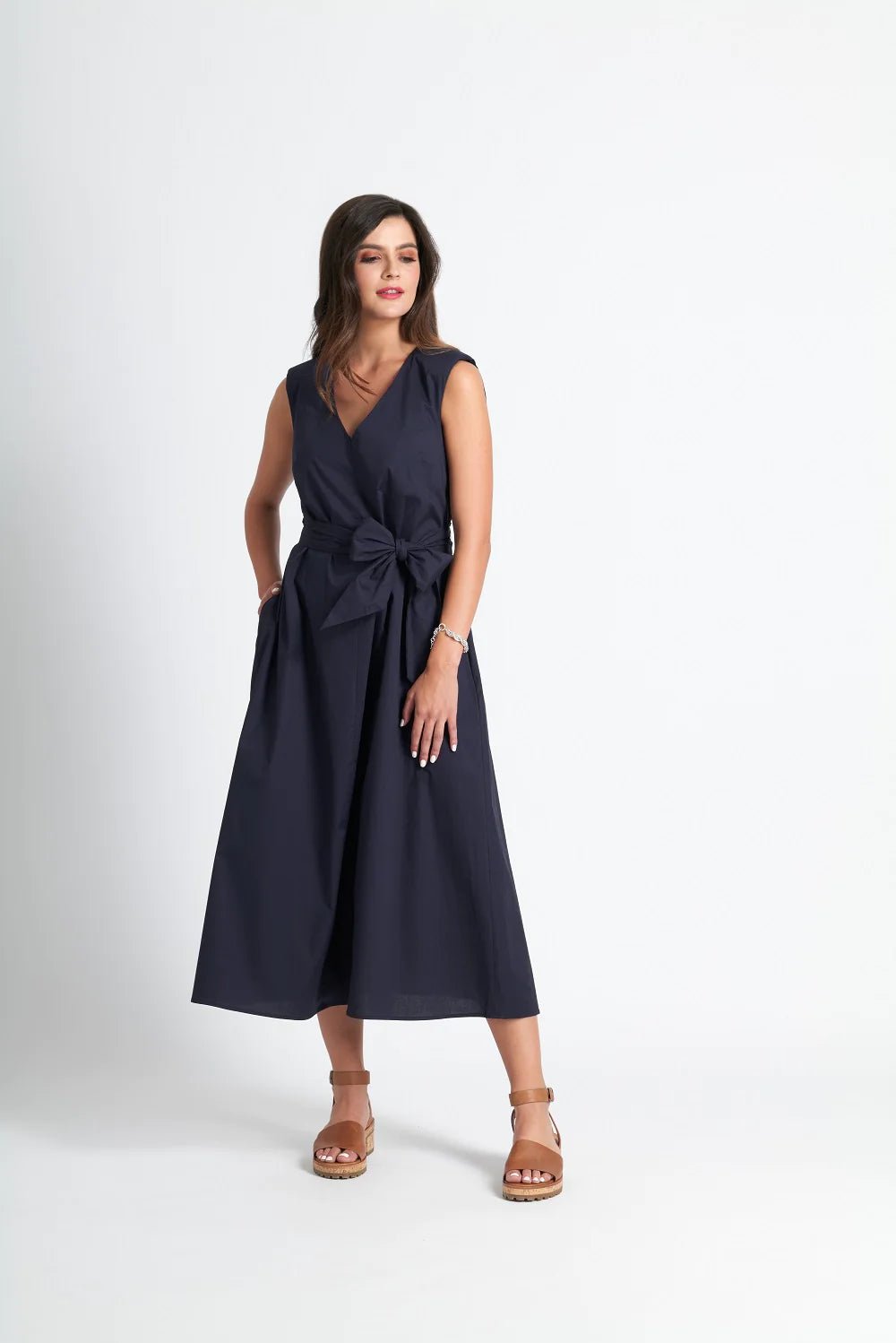 Shop Show Stopper Dress | True Navy - Foil