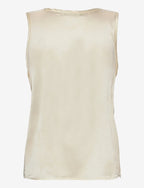 Shop Silk V-Neck Top in Black, Ivory or Vintage Powder - Rosemunde