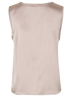 Shop Silk V-Neck Top in Black, Ivory or Vintage Powder - Rosemunde