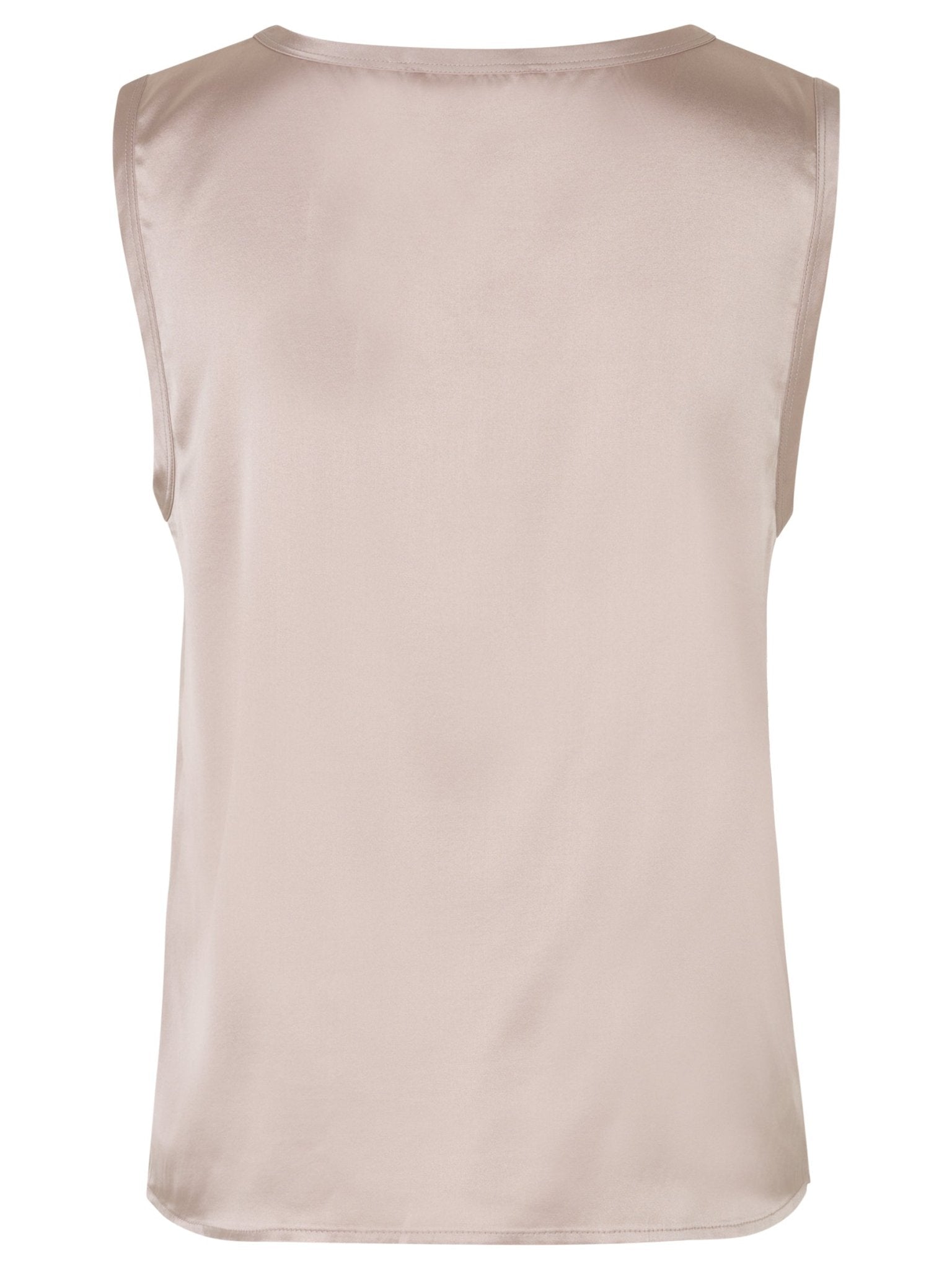 Shop Silk V-Neck Top in Black, Ivory or Vintage Powder - Rosemunde