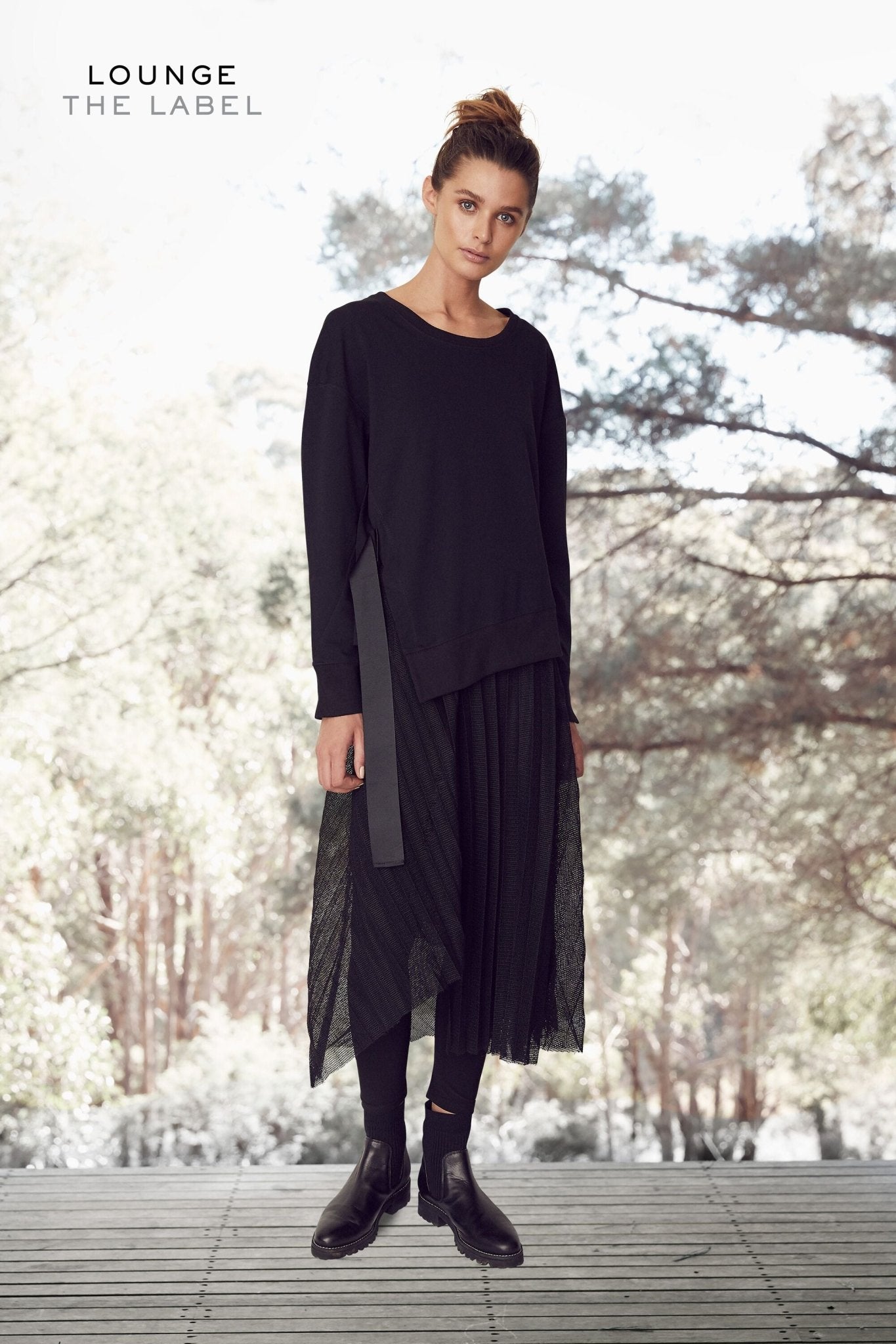 Shop Skirt Glenlyon Mesh Skirt - Lounge The Label