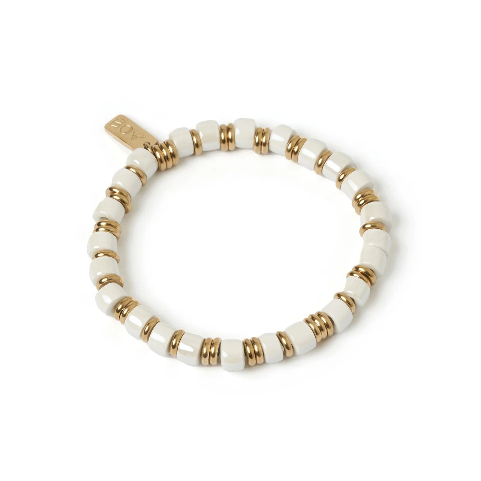 Shop Skylar Stretch Bracelet | Vanilla - Arms Of Eve