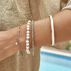 Shop Skylar Stretch Bracelet | Vanilla - Arms Of Eve
