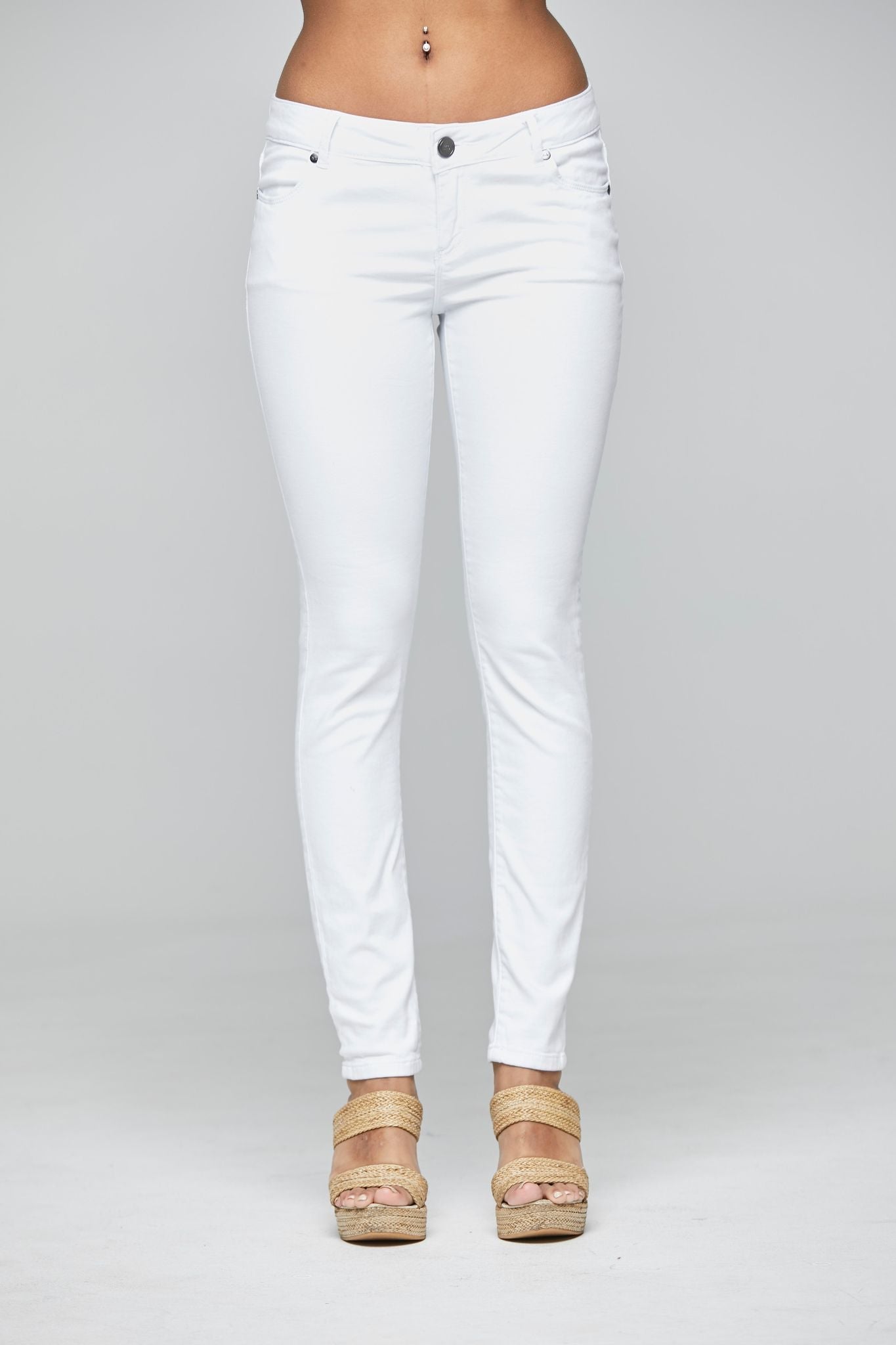 Shop Sloane HB Skinny Jean in White - New London Jeans