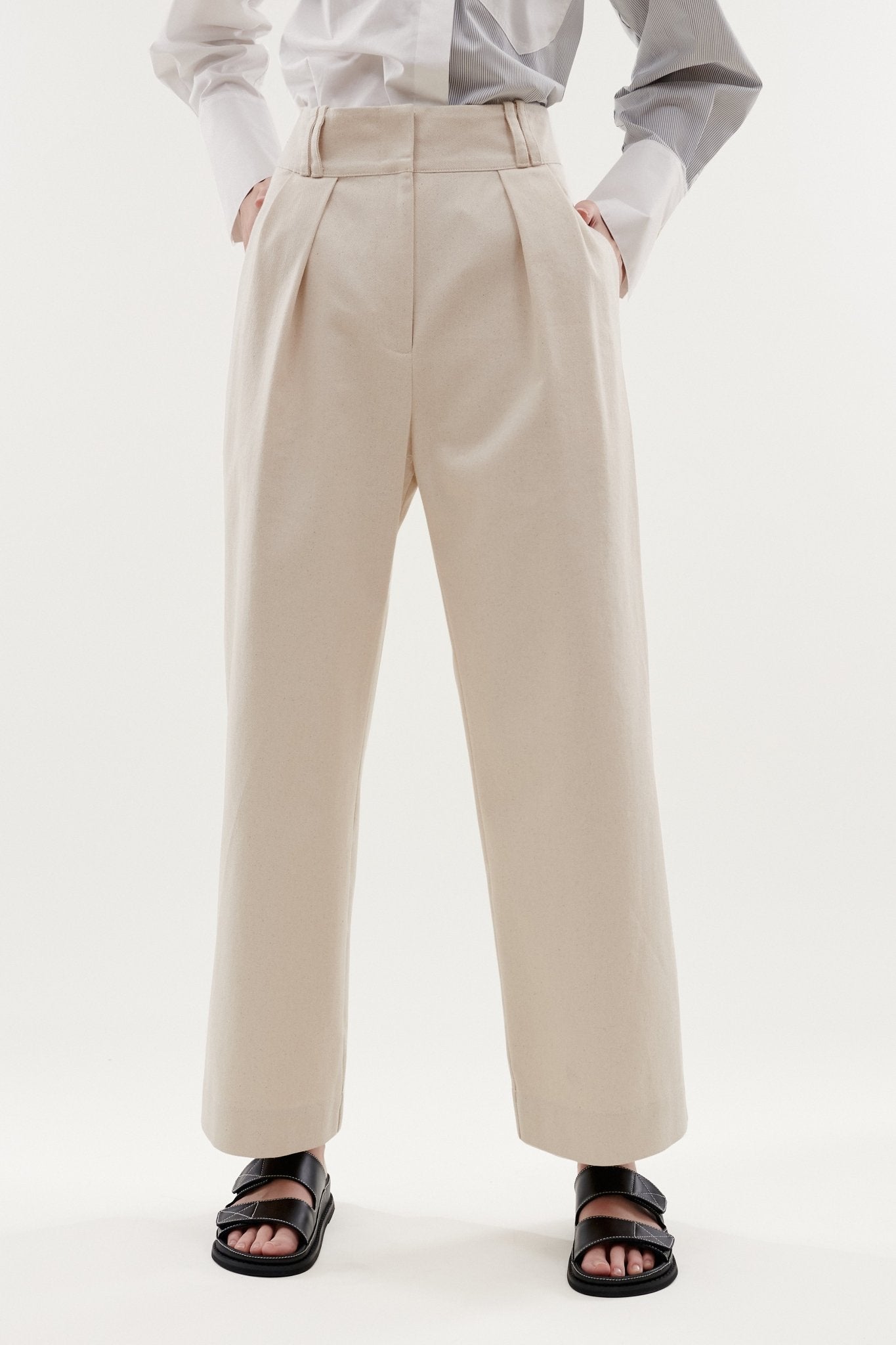 Shop Soln Pant | Ecru - Layer'd