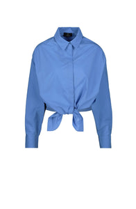 Shop Sporty Coolness Shirt with Tie | Oceanside Blue - Monari