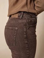 Shop Stella Fudge Denim Pant | Fondue Fudge Brown - Mos Mosh