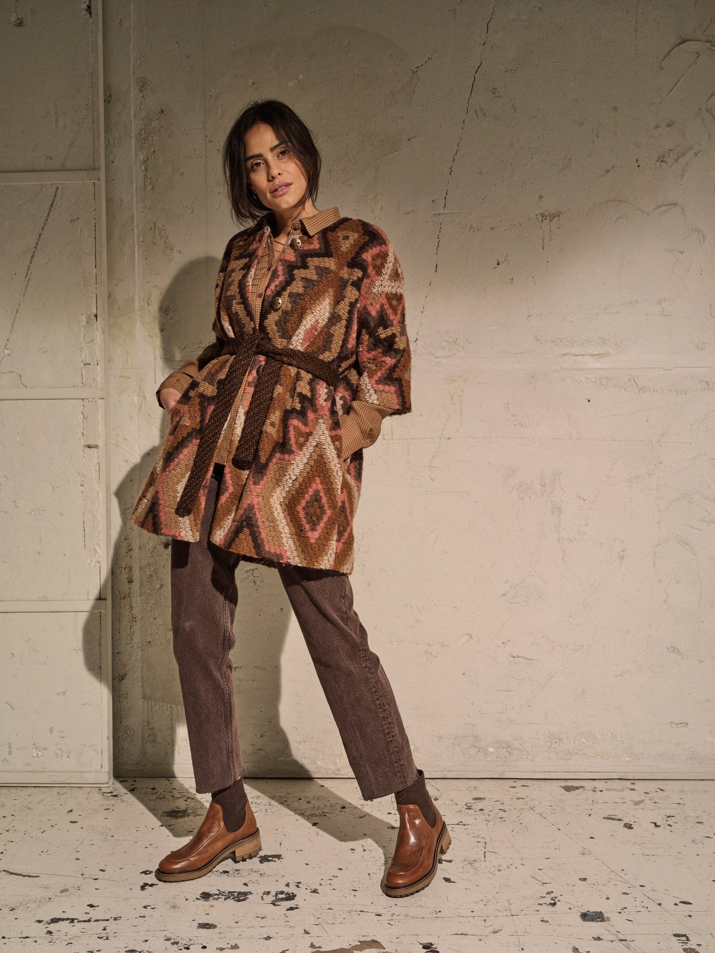 Shop Stella Fudge Denim Pant | Fondue Fudge Brown - Mos Mosh