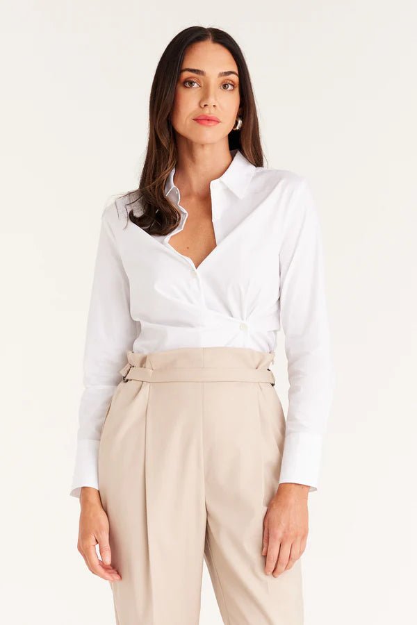 Shop Stockholm Cropped Pant | Stone - Cable Melbourne