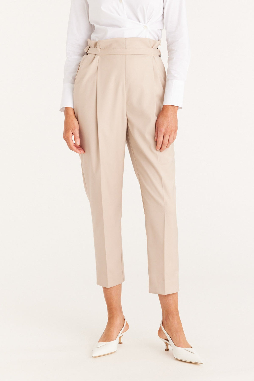 Shop Stockholm Cropped Pant | Stone - Cable Melbourne