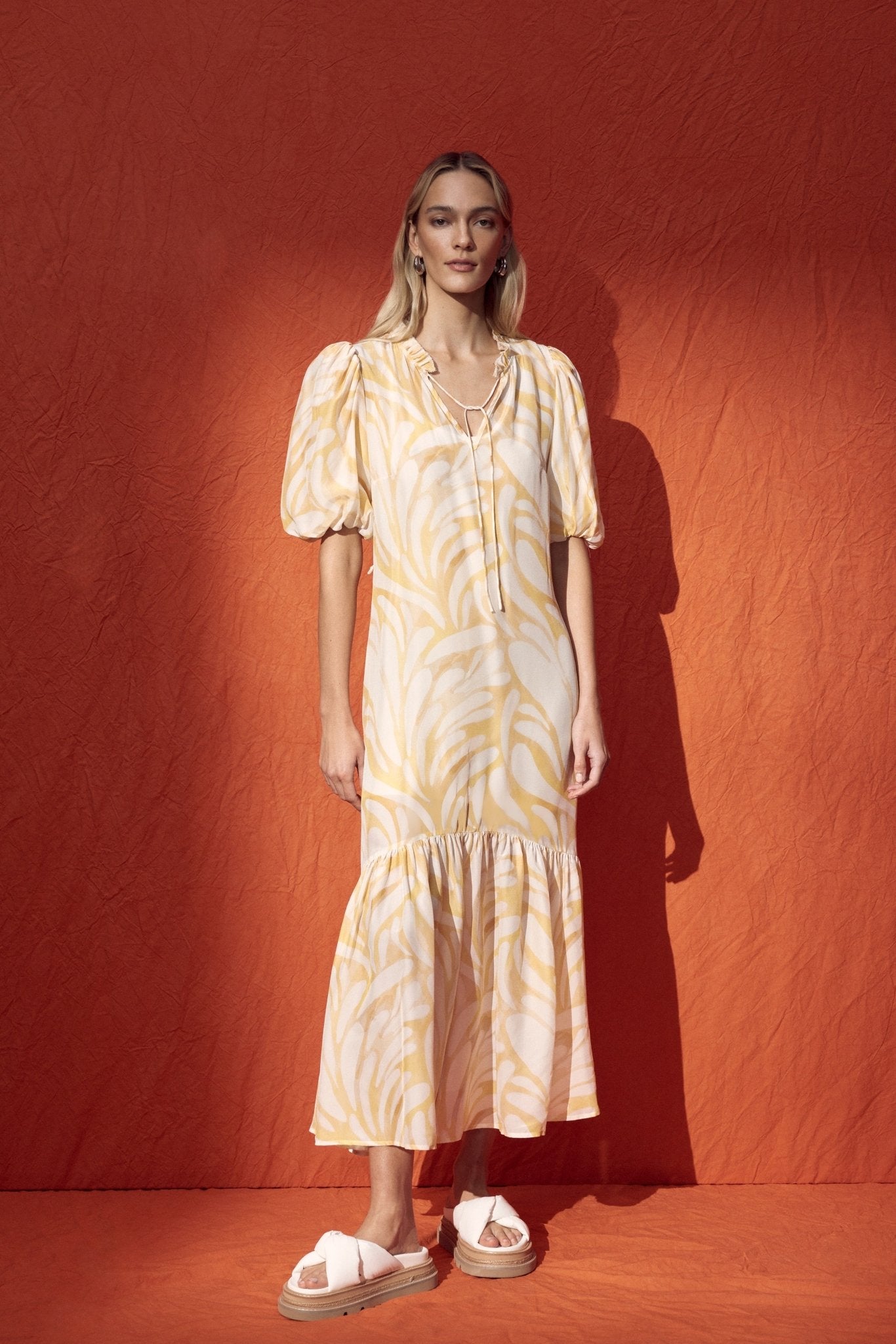 Shop Sunray Dress | Yellow - Cable Melbourne