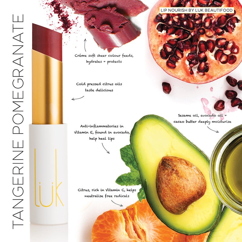 Shop Tangerine Pomagranate Lip Nourish - Luk