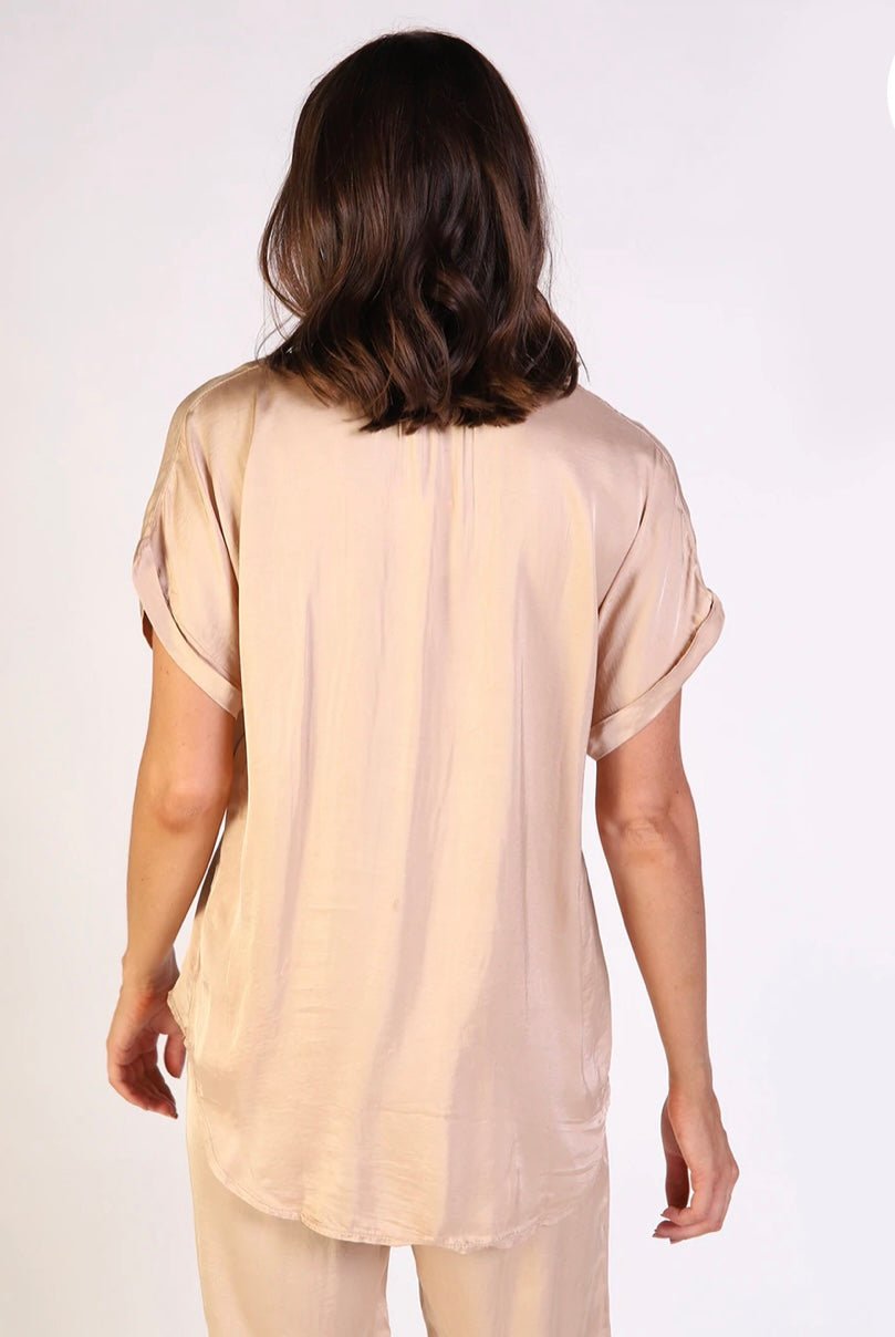 Shop Taylor Tee in Black or Camel - Ridley