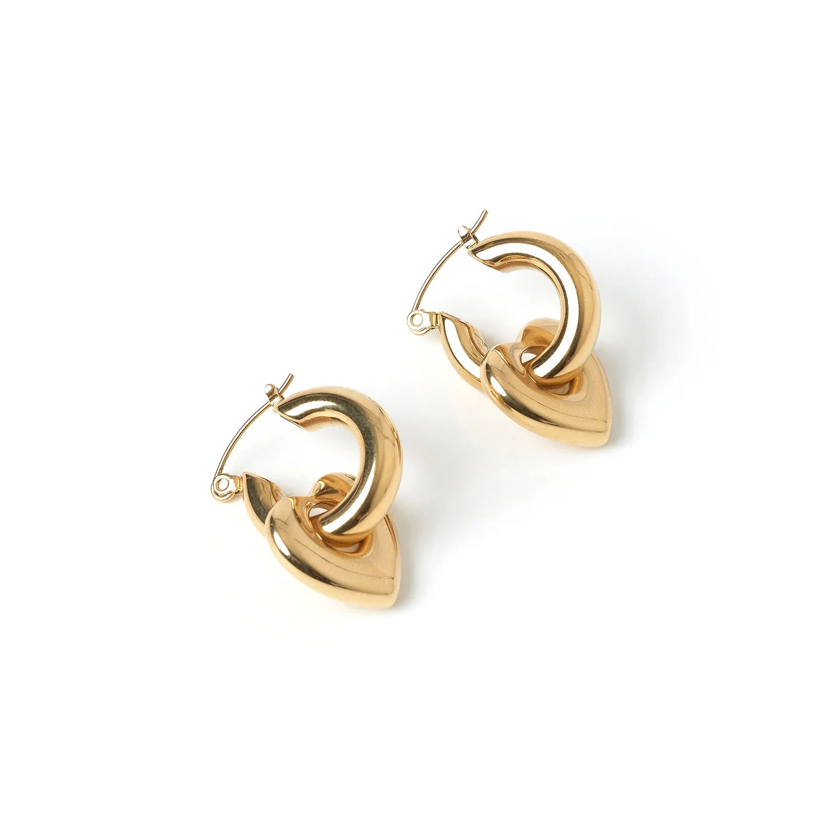 Shop Te Amo Gold Earrings - Arms Of Eve