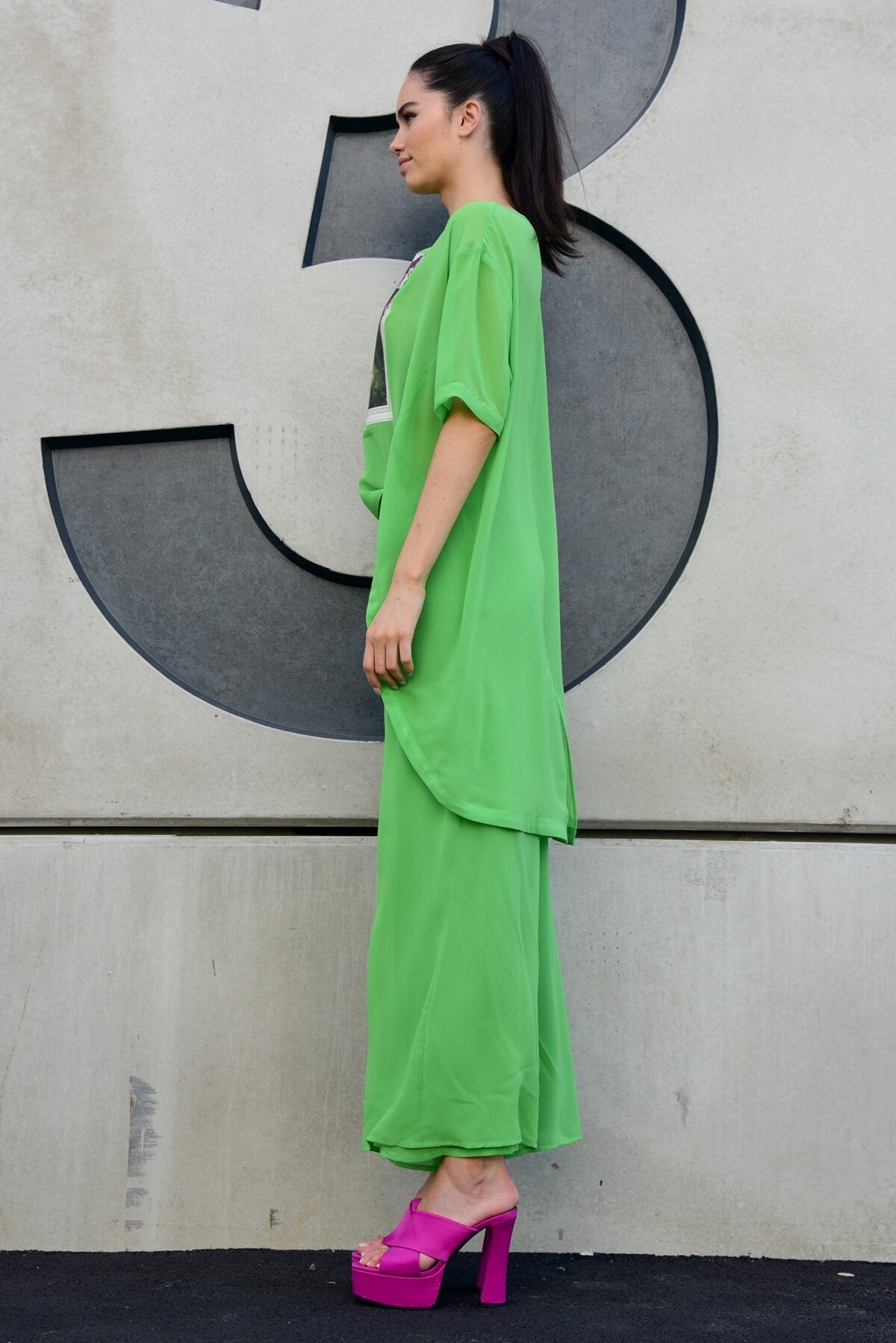 Shop The Great Drape Pant | Green - Curate by Trelise Cooper