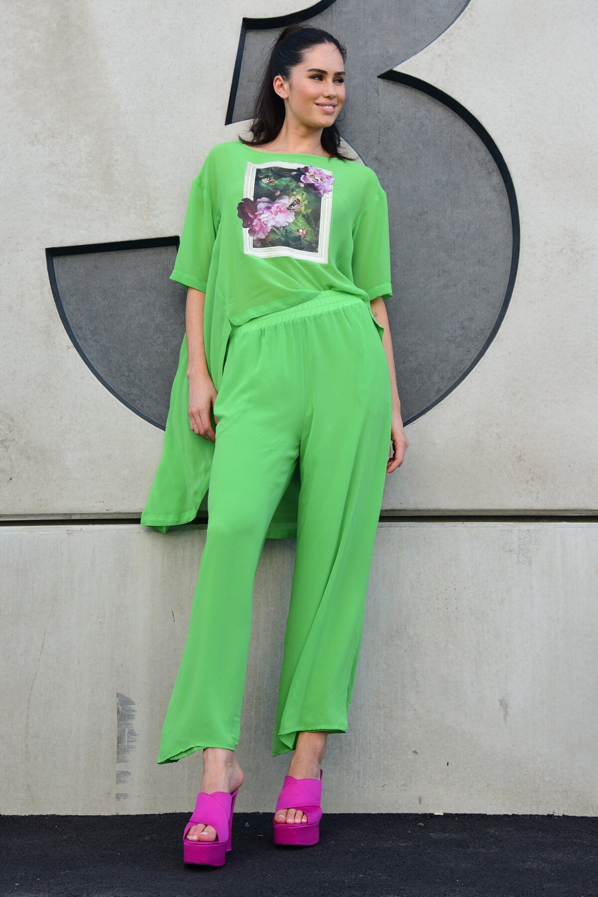 Shop The Great Drape Pant | Green - Curate by Trelise Cooper