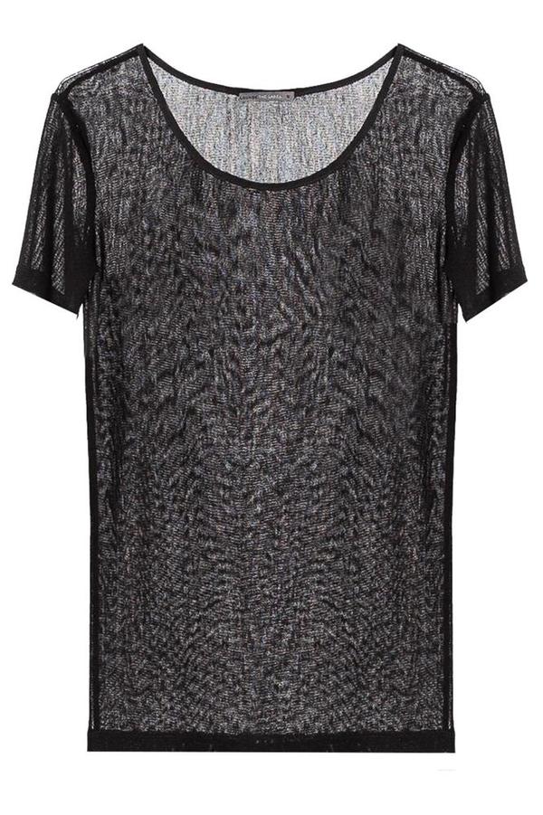 Shop Top Cayos in Black Mesh - Lounge The Label