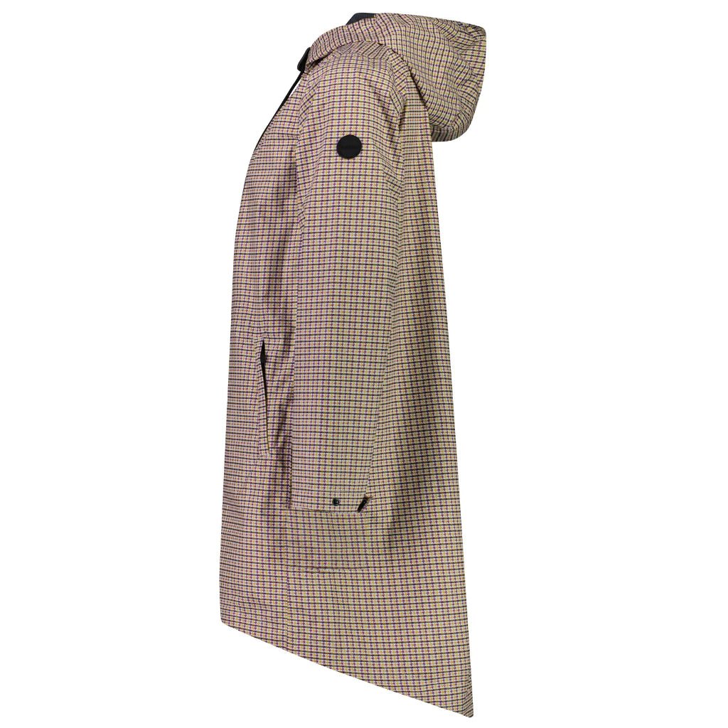 Shop Ultra Lightweight Debbie Raincoat | Multi Houndstooth - Moke