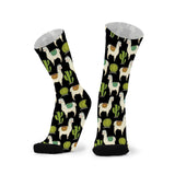 Red Fox Sox Drama Llama Unisex Bamboo Socks